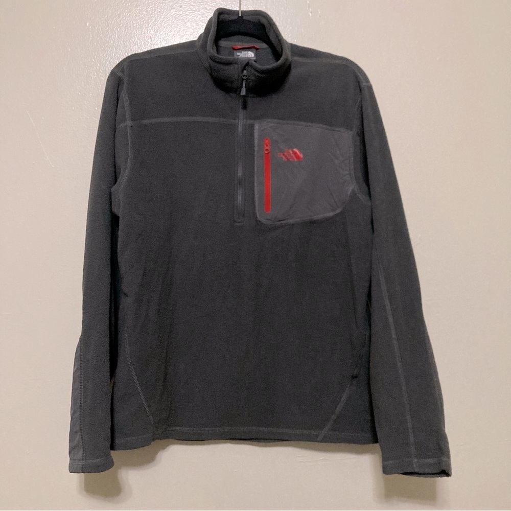 The North Face polar tech pullover size M